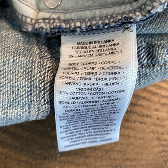 Lauren Ralph Lauren Wide Leg Blue Jeans Women size 10 - Picture 6 of 7